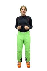 Kalhoty Blizzard Mens Performance Ski Pants lime green  