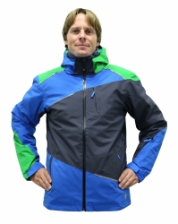 Bunda Blizzard Mens Performance Ski Jacket antracite/apple green/blue  