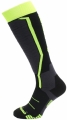 Ponožky Blizzard Allround ski socks junior black/antracite/signal yellow