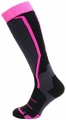 Ponožky Blizzard Allround ski socks junior black/antracite/pink
